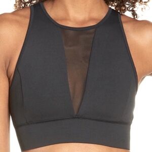 IVL Collective Black Mesh Sports Bra. Size 6